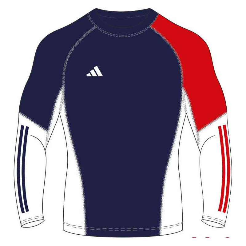 T-SHIRT COMPRESSION MANCHES LONGUES ADIDAS